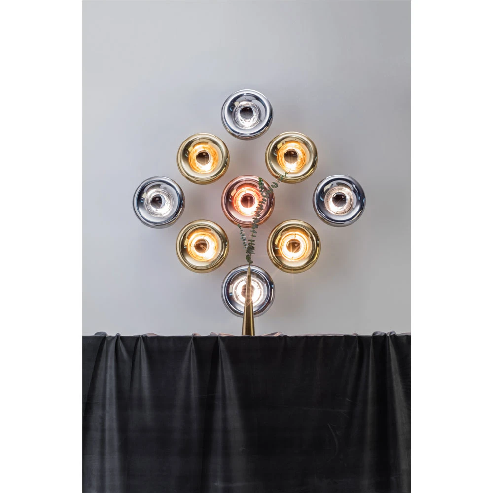 Void Surface LED Wall Lamp Brass Tom Dixon