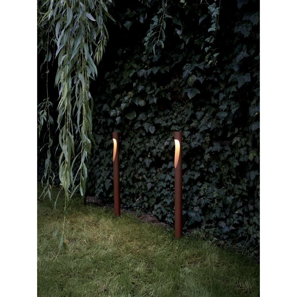 Corten bollard light discount