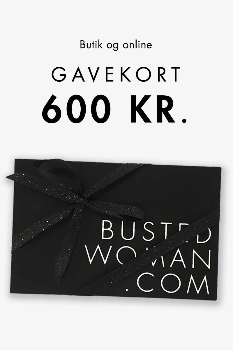 klæde Vær venlig godkende 600 WEBShop Gavekort Black fra Gavekort.