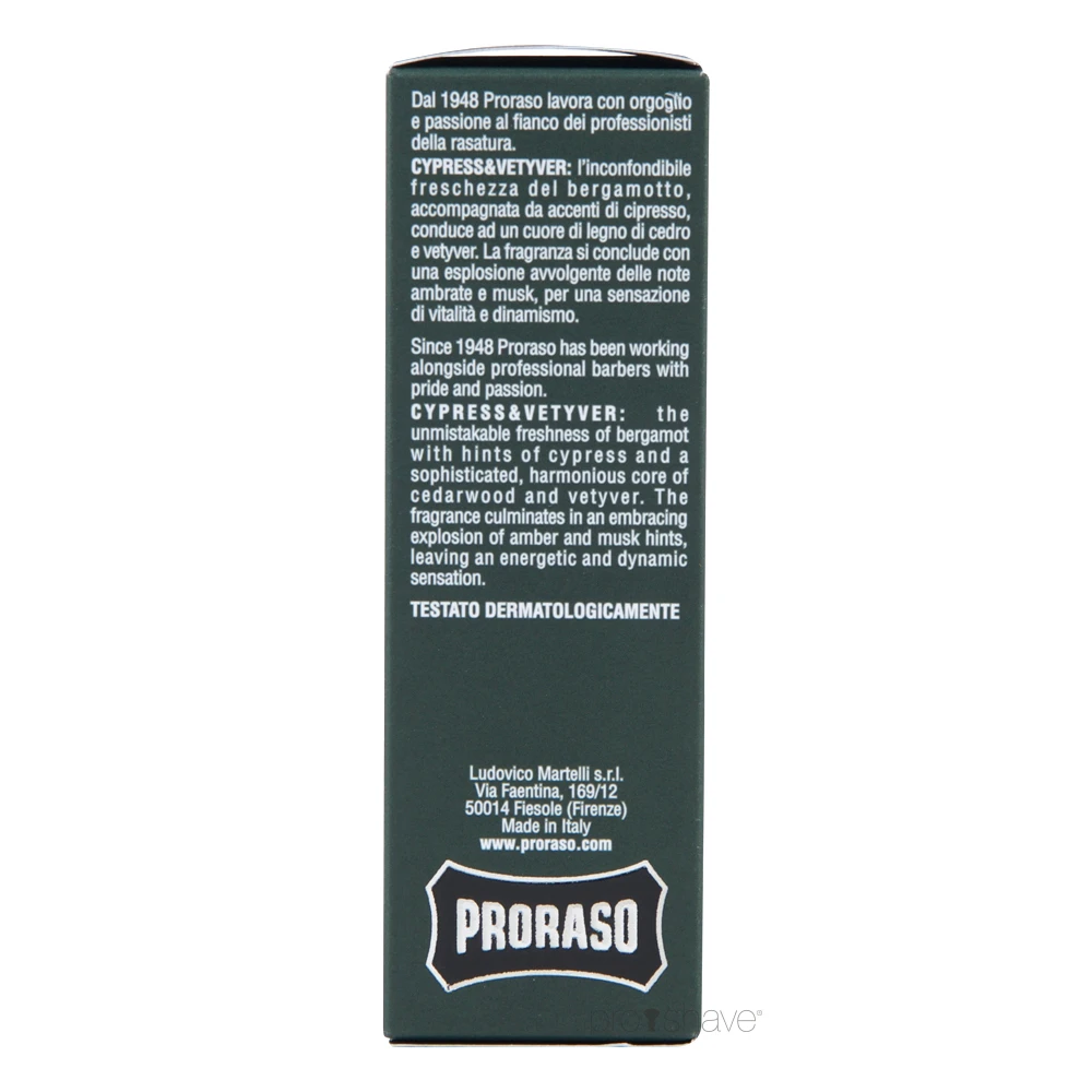 Proraso Vetyver Perfume Cologne In 100 From Proraso Cypress