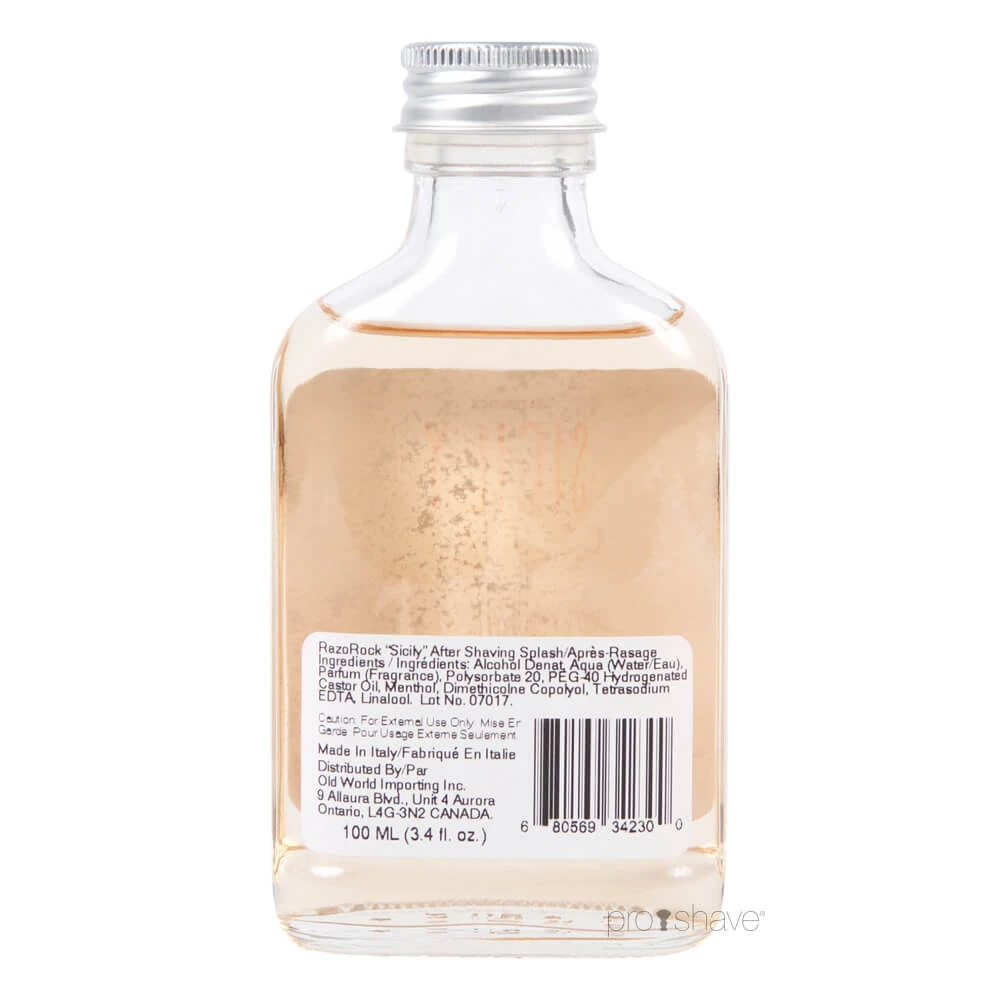 Aftershave Splash Sicily in 100 ml. from RazoRock
