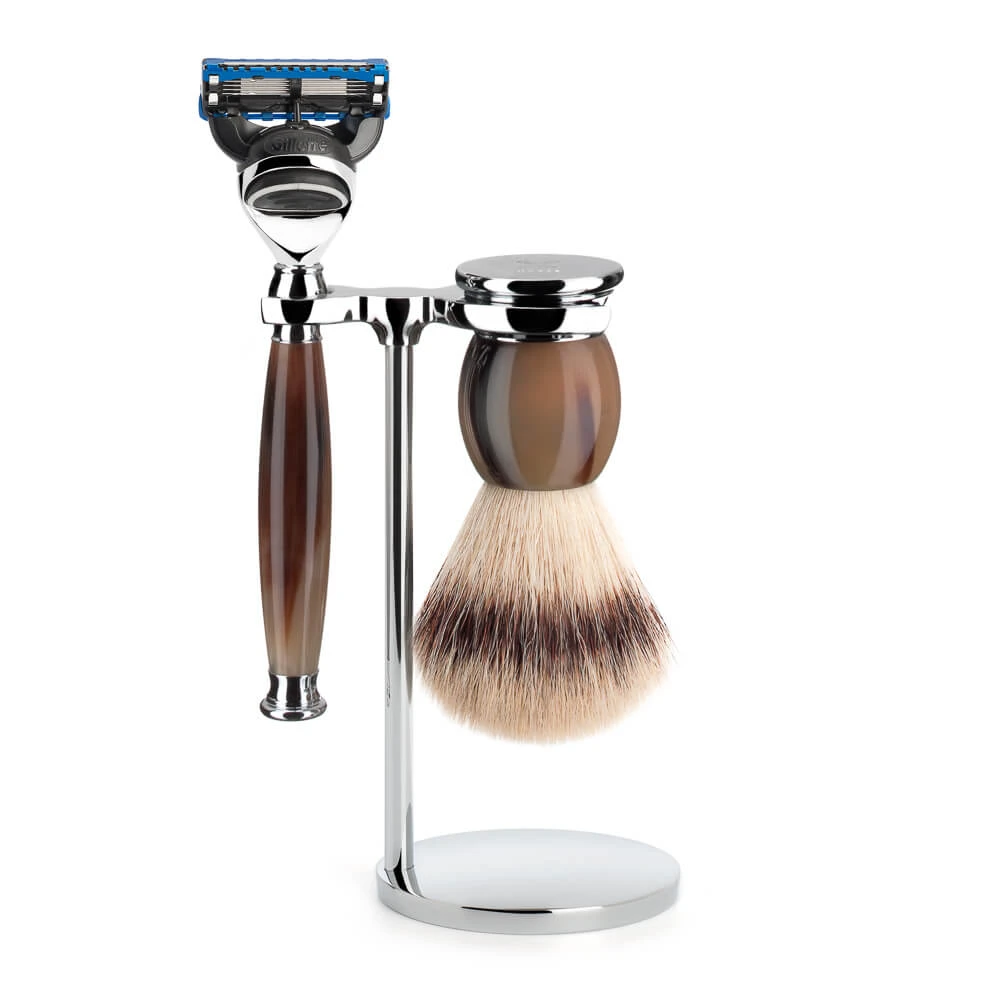 blive imponeret kabel kommentar Barbersæt med luksus barbergrej i minimalistisk design fra Mühle