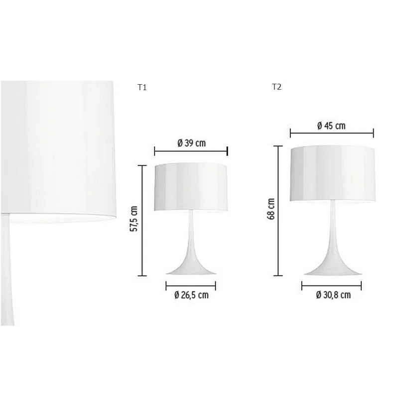 Spun deals table lamp