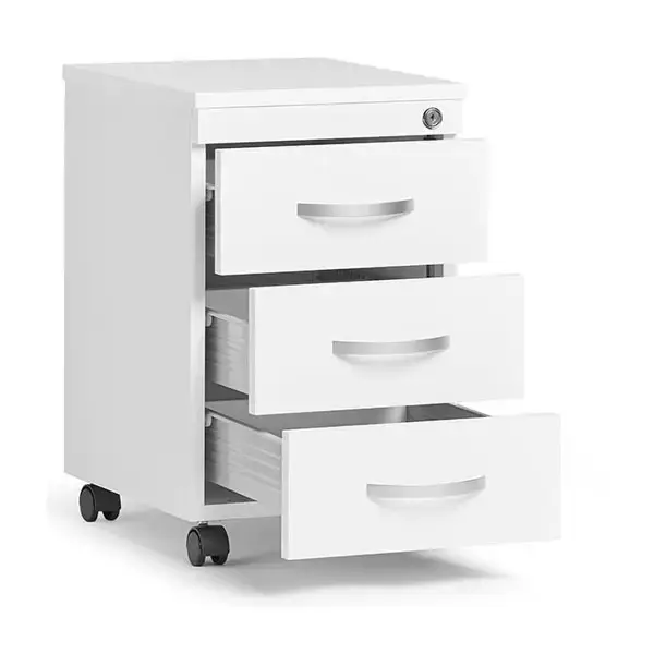 Skuffer med hjul, Ekoflex 3 skuffer, Hvid » Køb billigt på Grafical.dk