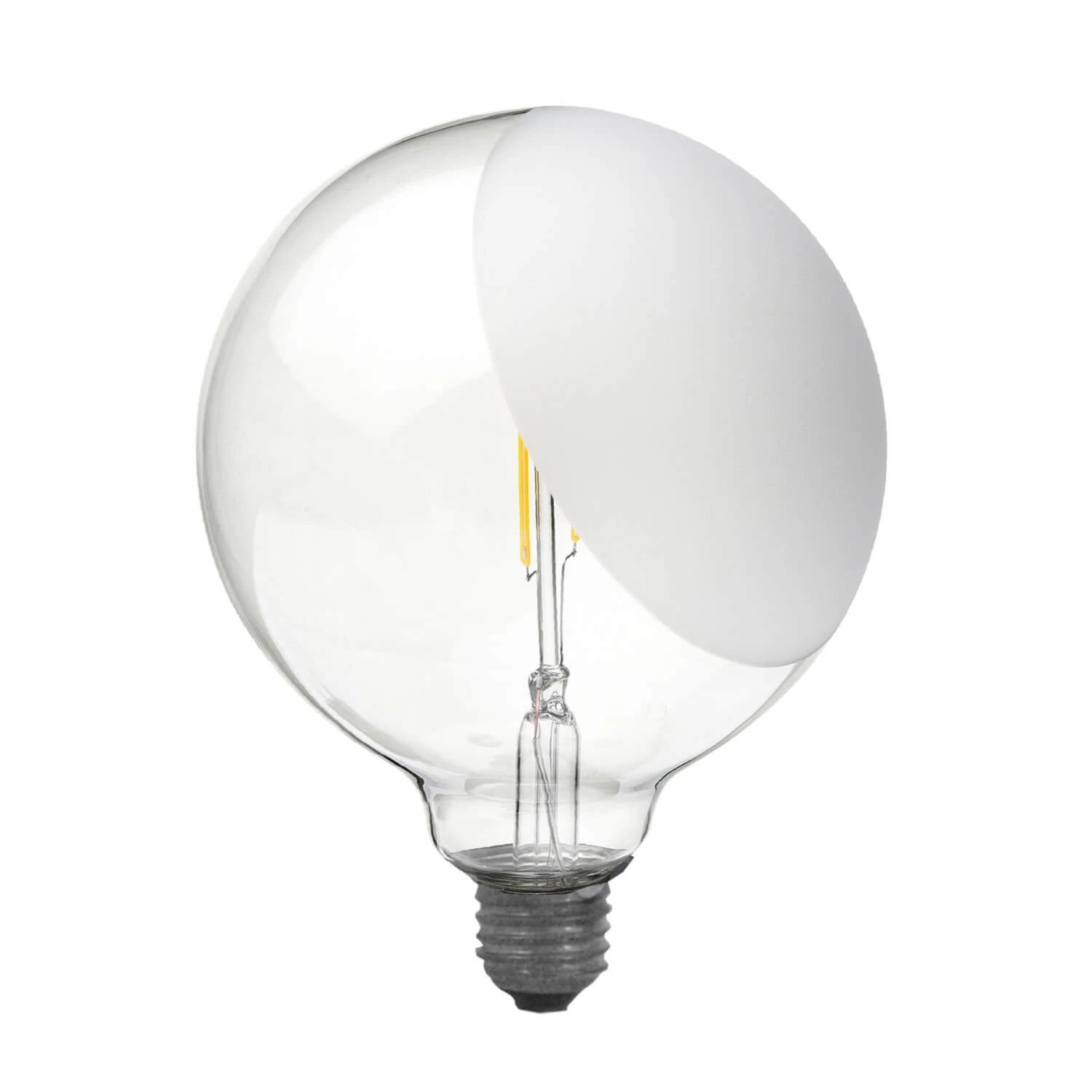 Ampoule, E27, Miroir Capuchon, blanc, or, dim, LED, 2200K, 200lm