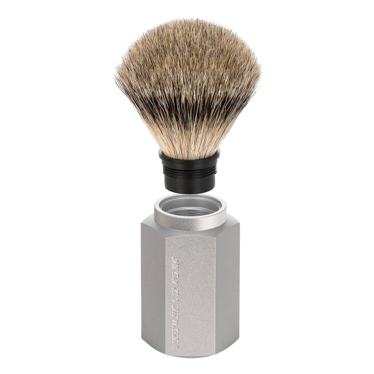 Mühle Travel Shaving Brush With Silvertip Fibre® Anodised Aluminium - View #12