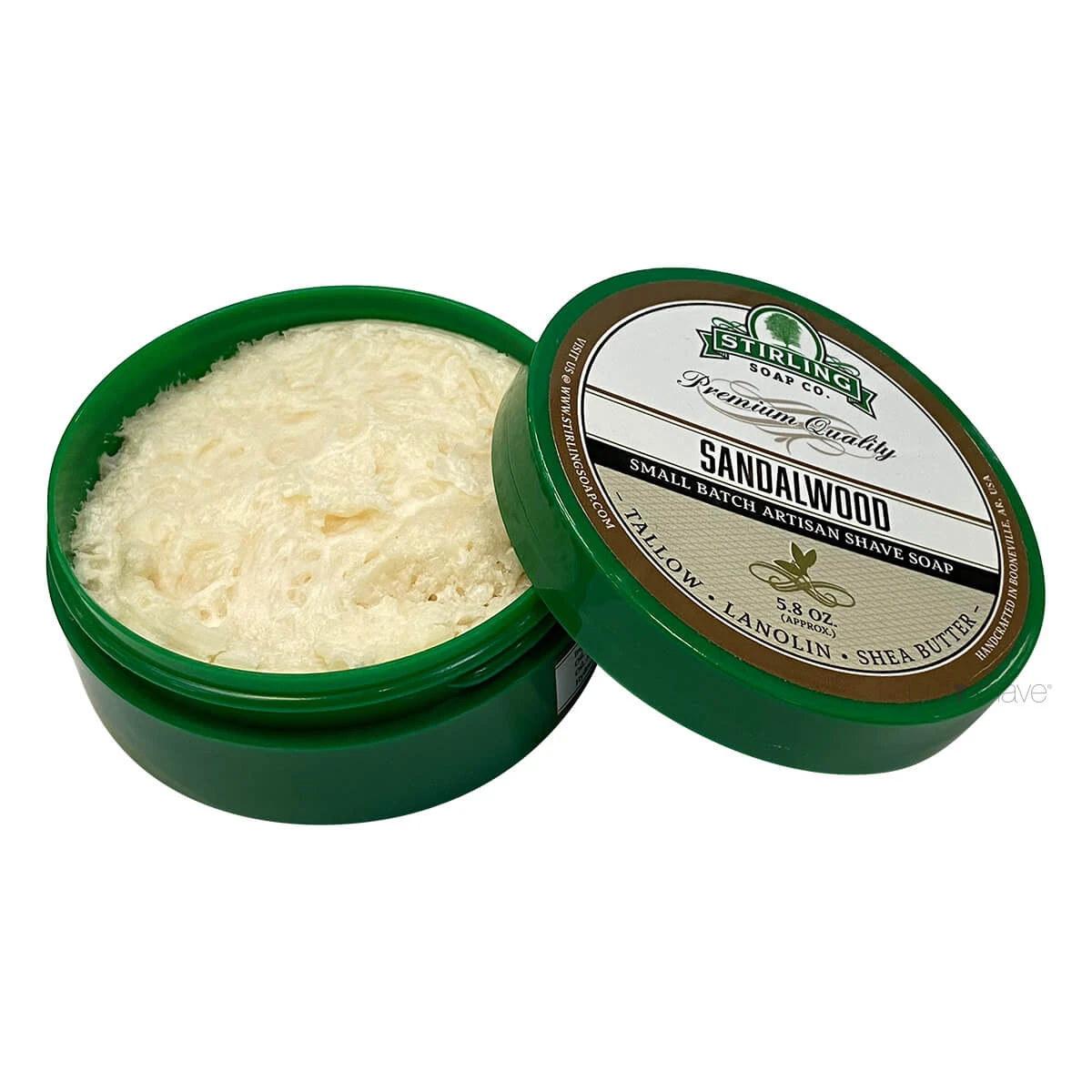 Stirling Soap Co. Shaving Soap Sandalwood 170 ml
