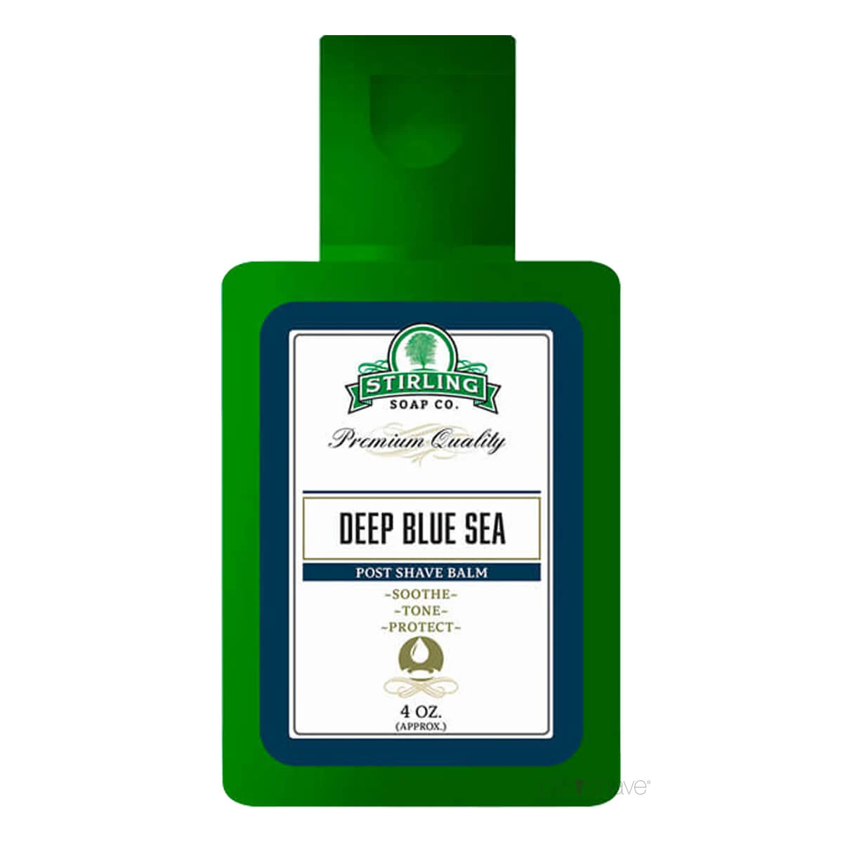 Dark blue top aftershave
