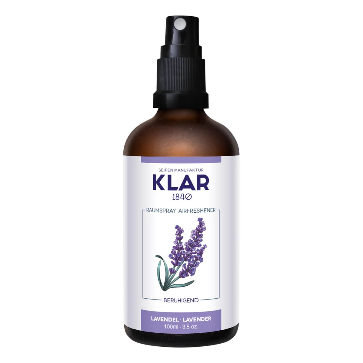 Room Spray med Lavendel-duft i 100 fra Klar Seifen