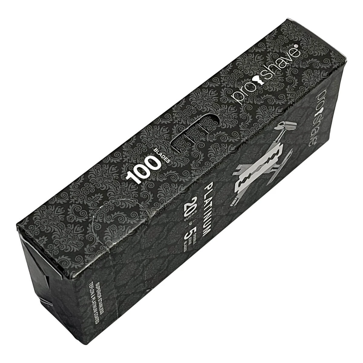 100 Tiger Platinum Double Edge Safety Razor Blades, 20 packs of 5 (100  blades)