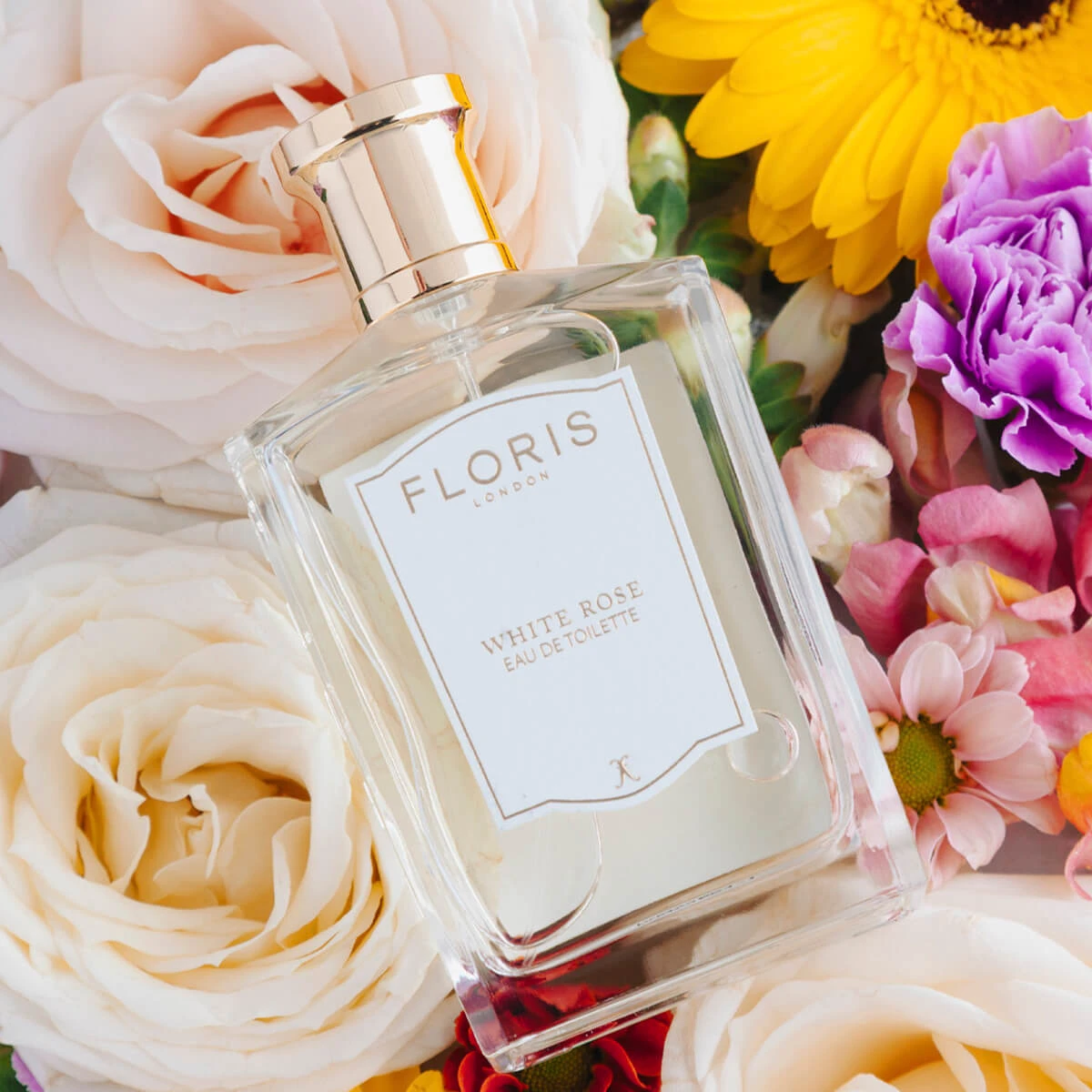 Eau de Toilette, 'White Rose' in 100 ml. from Floris London