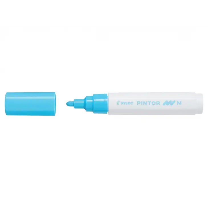 Textil tusch Pilot Marker Pintor Medium 1,4 pastel blå - Køb billigt på ...
