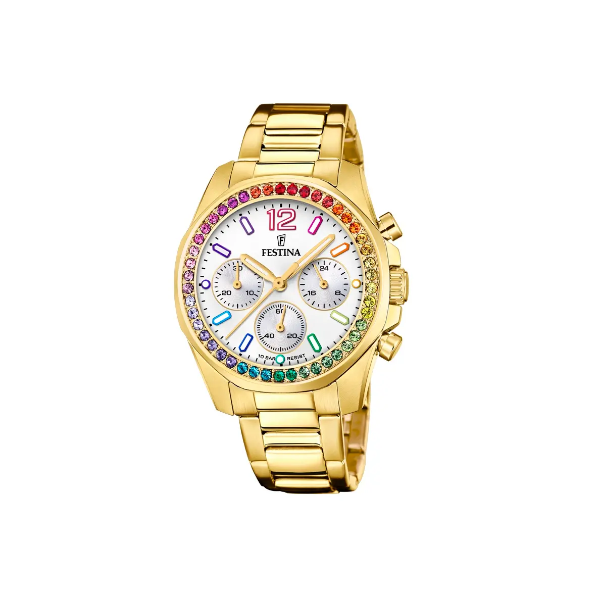 Montre femme chrono FESTINA F20611/2 -Bijouterie Gillmann Sélestat