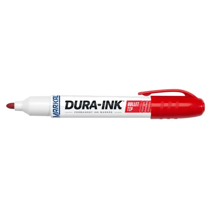 Industri tusch Markal Dura Ink Bullet Tip 60 Red - Køb billigt på ...