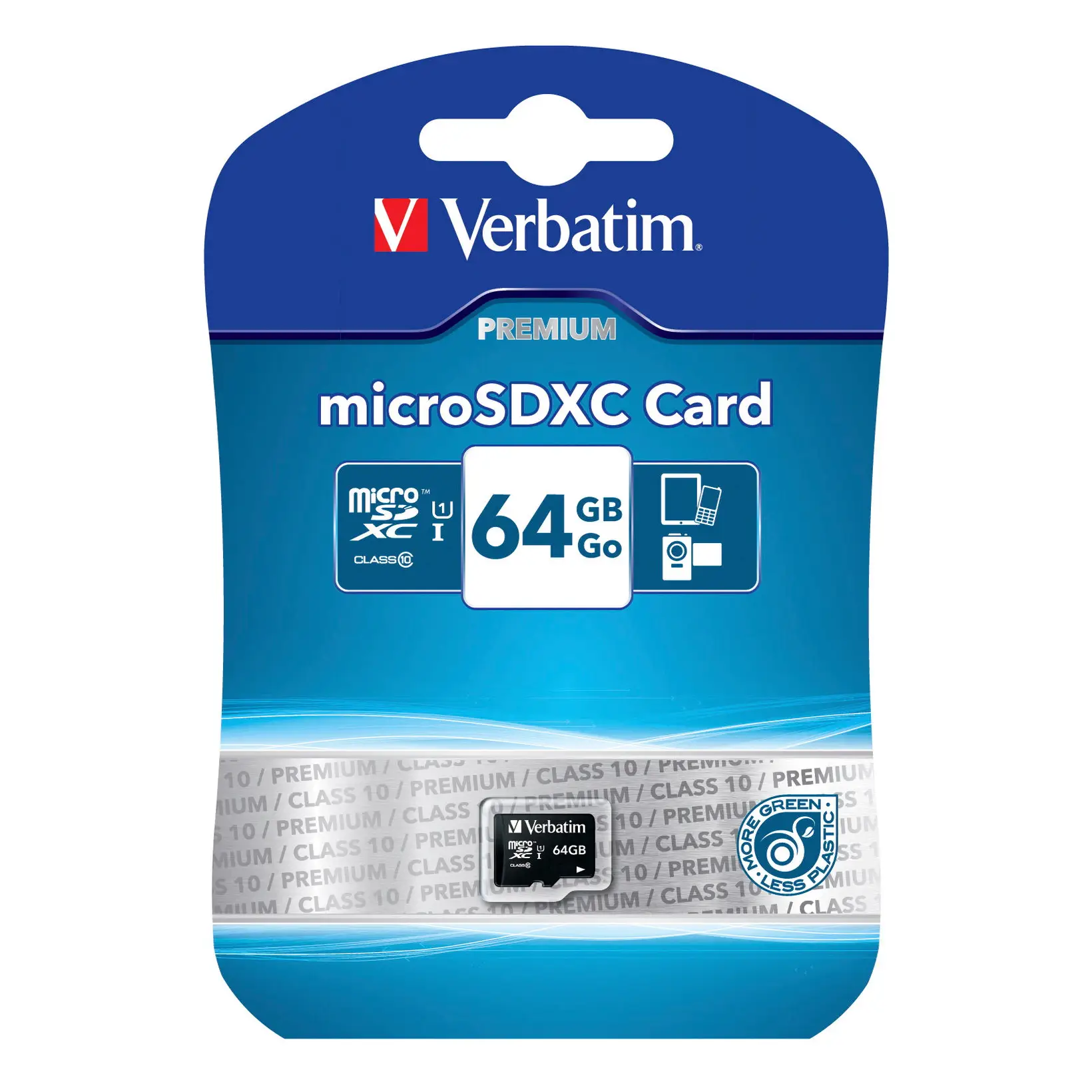 finger lilla slå op Micro SD kort 64GB Verbatim Micro SDXC Card Class 10 with adaptor - Køb  billigt på Grafical.dk