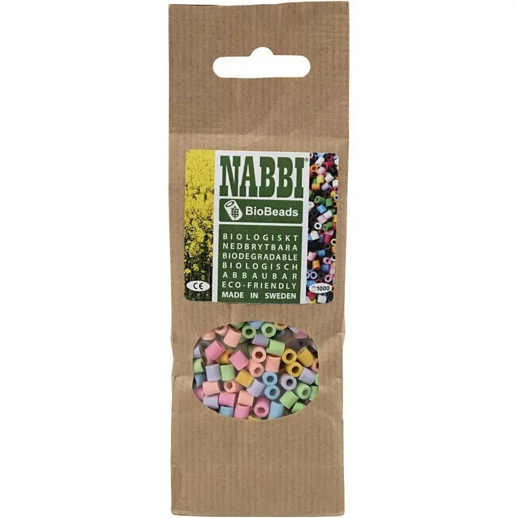 Rørperler NABBI BioBeads str. 5x5 mm, hulstr. 2.5 mm, medium ...