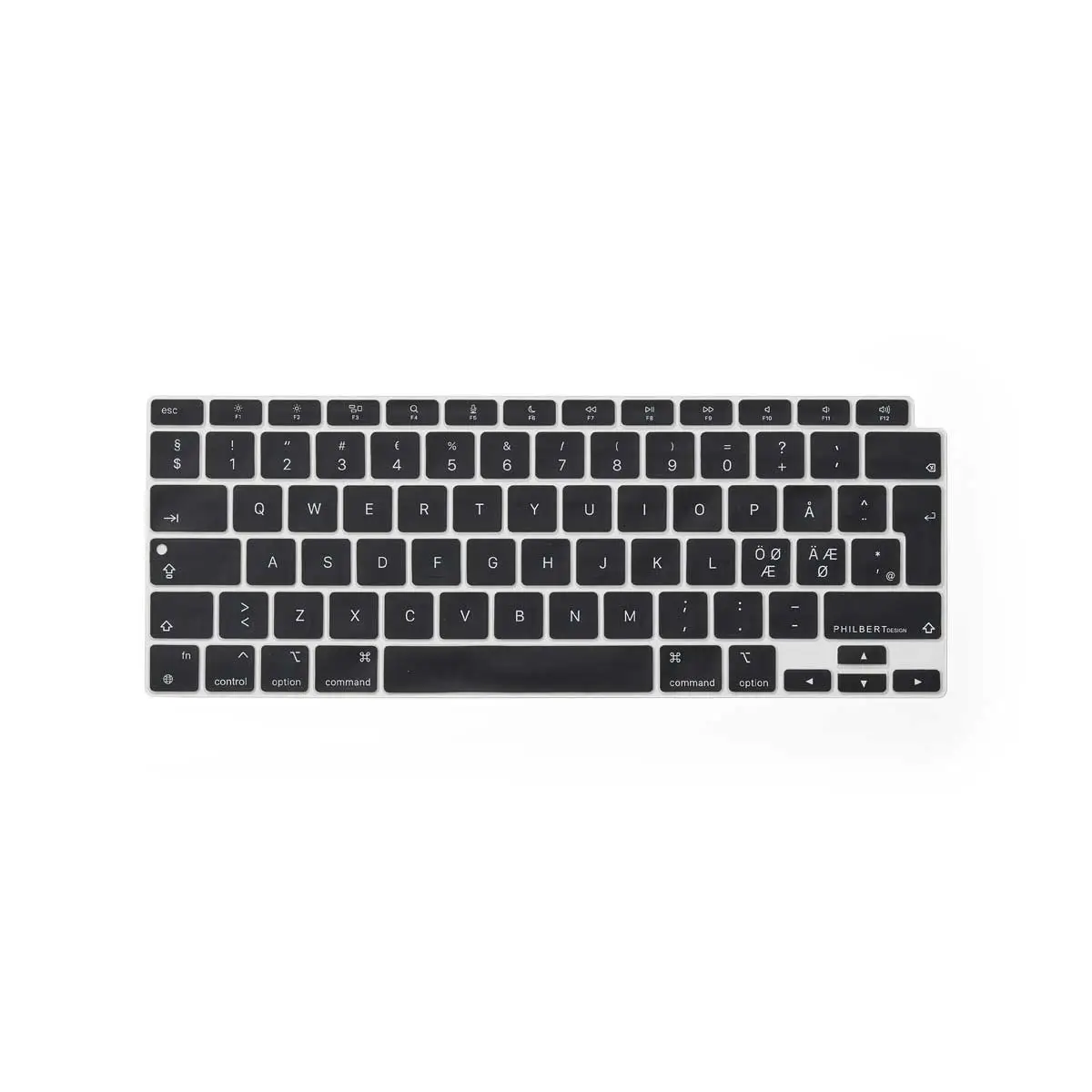 Philbert Keyboard Cover MacBook Air 13'' 2020 Black (Nordic) Køb