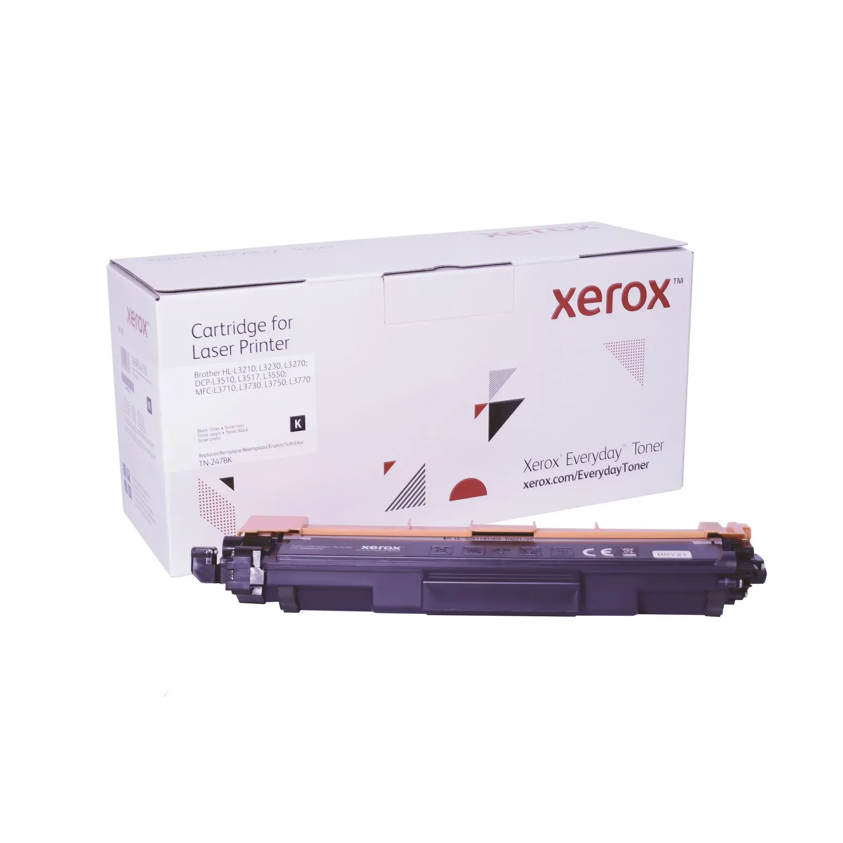 Xerox everyday toner high yield black brother tn 247bk 3k k b billigt