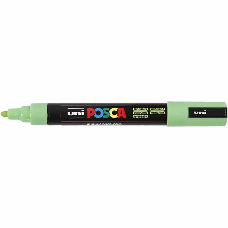 Posca tusser, stregtykkelse: 2,5 mm, PC-5M , apple green, medium, 1stk ...