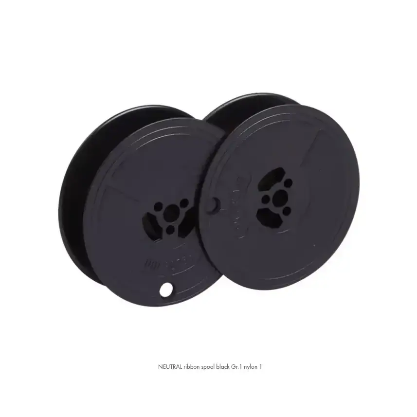 NEUTRAL ribbon spool black Gr.1 nylon - Køb billigt på Grafical.dk