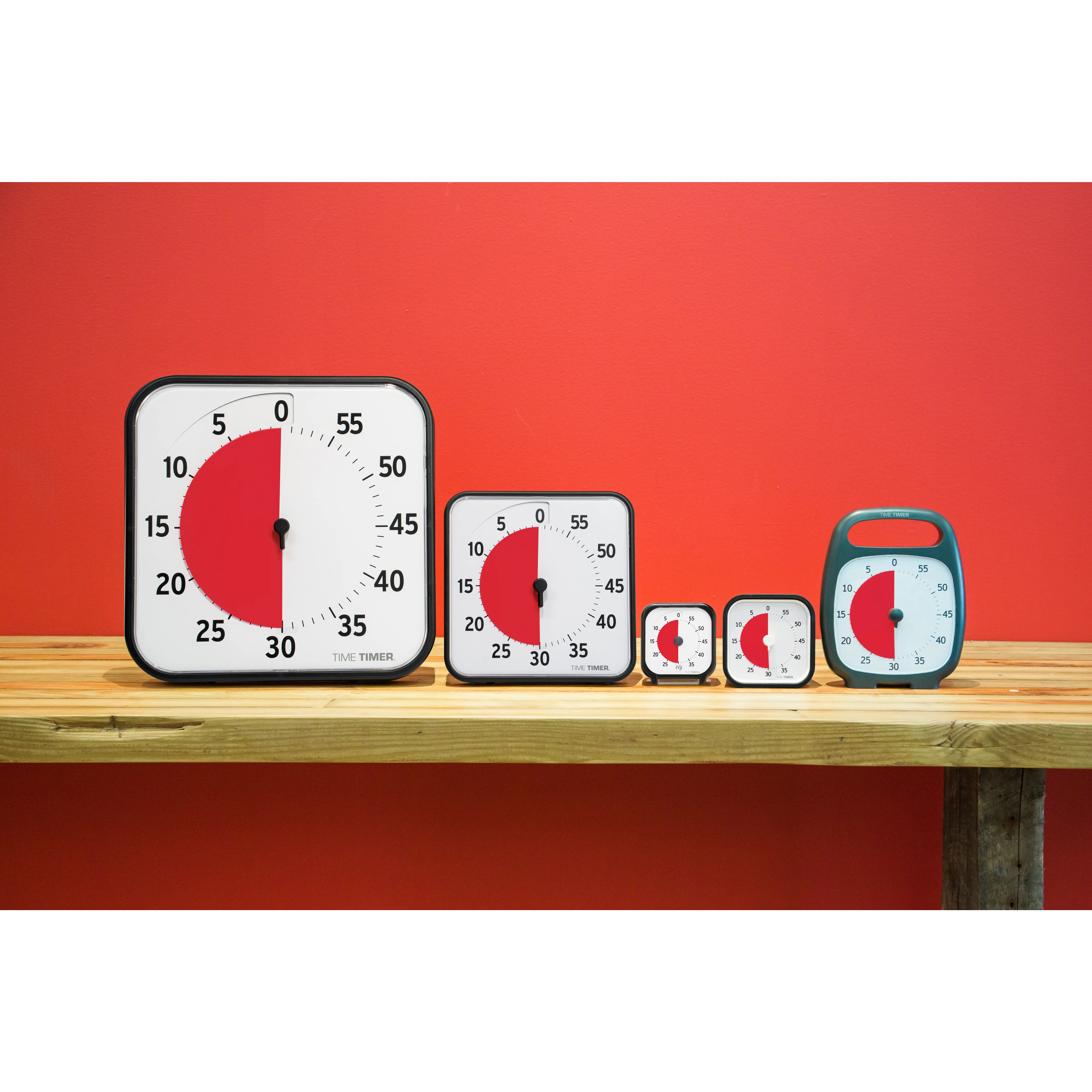 Time Timer med lyd - Stor 30x30 cm. Perfekt til børn & voksne