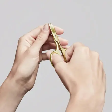thumbnail image 2 of DDP Half Gold Stainless Steel Toe Nail Scissors – Professional Manicure Cuticle 2 of 6