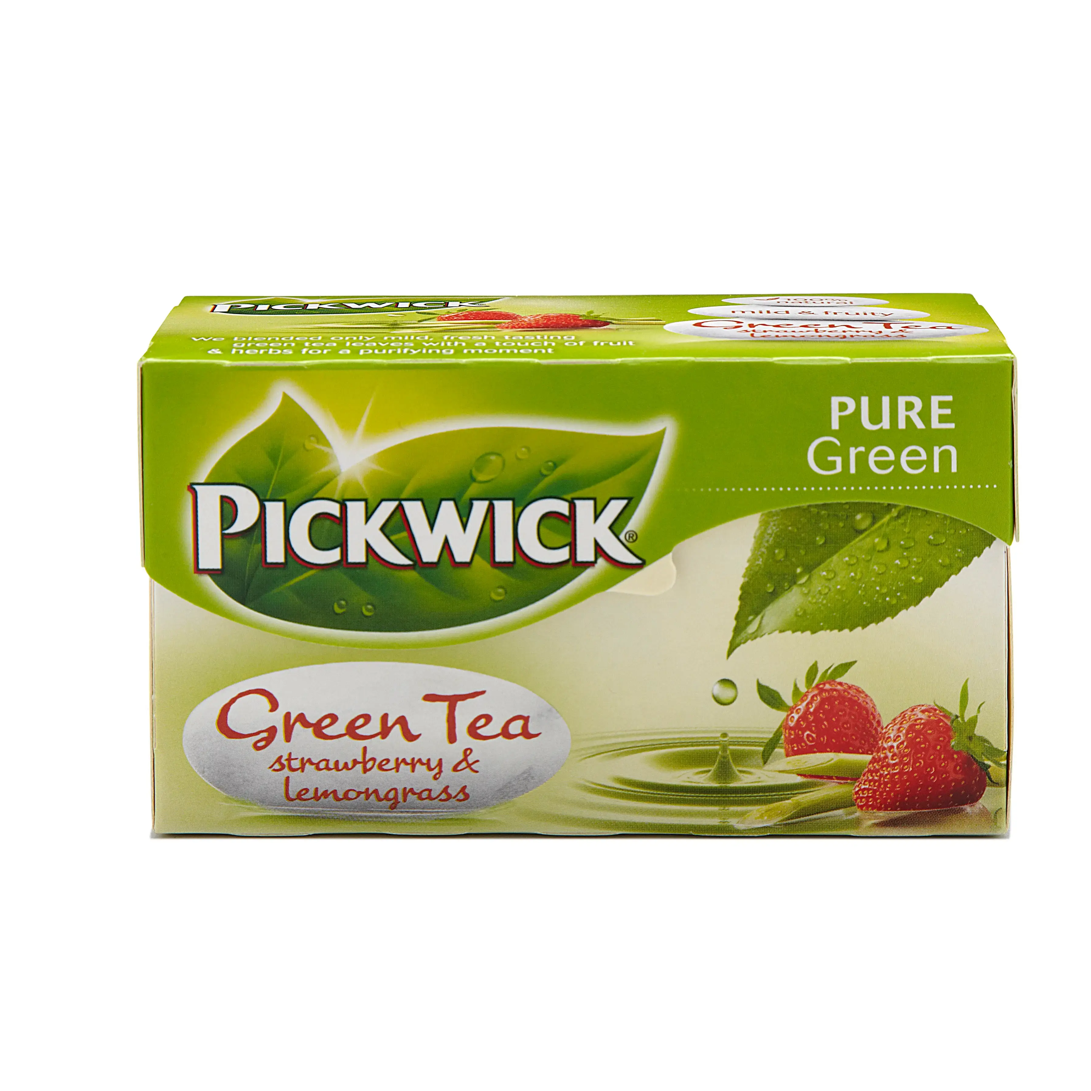 Te - Pickwick Te grøn Jordbær+Citron citrongræs - 20 breve - Køb ...