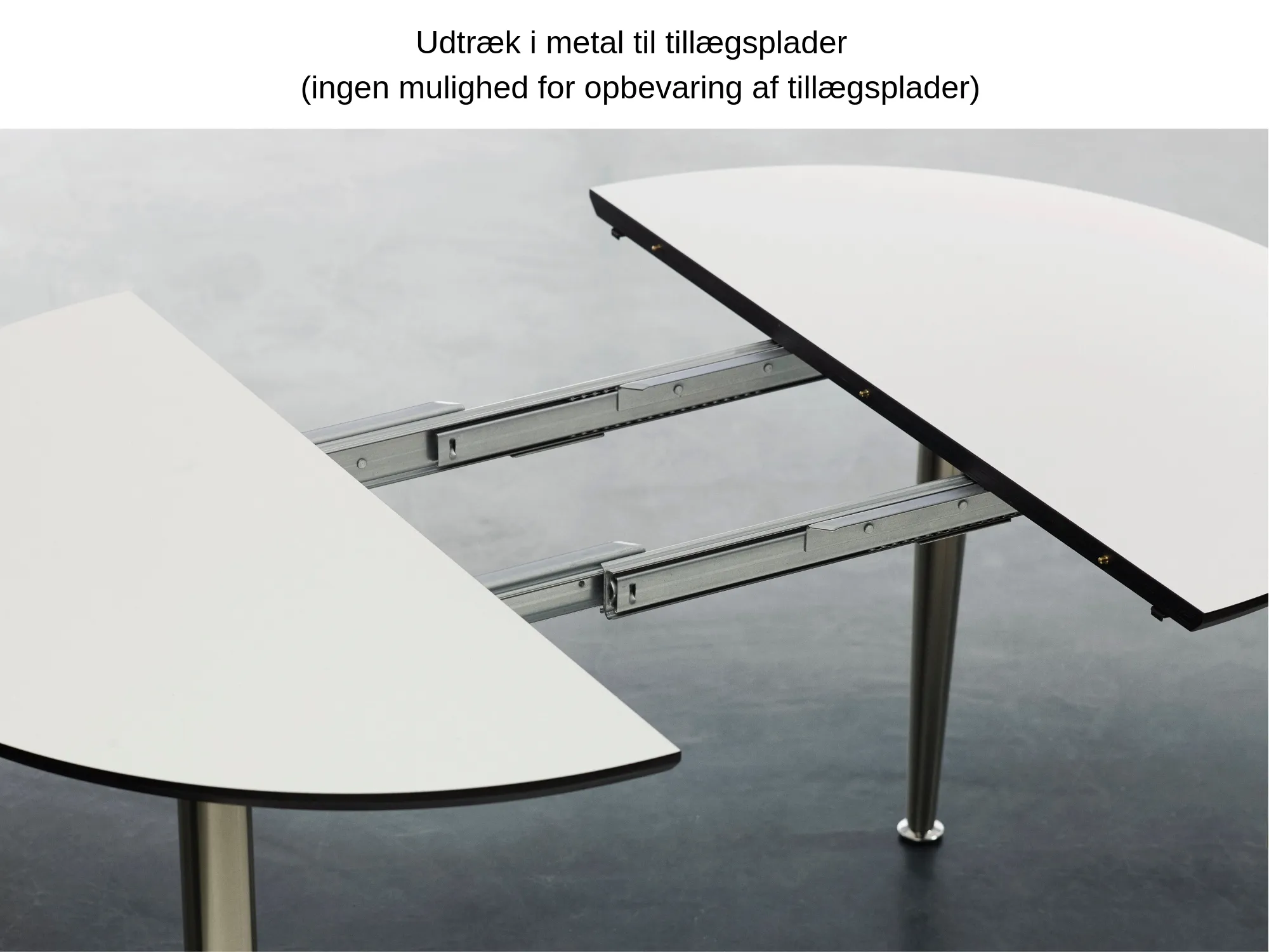 Udvidelse bøf Tænk fremad Haslev Symphony 84 spisebord m. splitben - Prisgaranti - Fri fragt -  bolighuset.dk