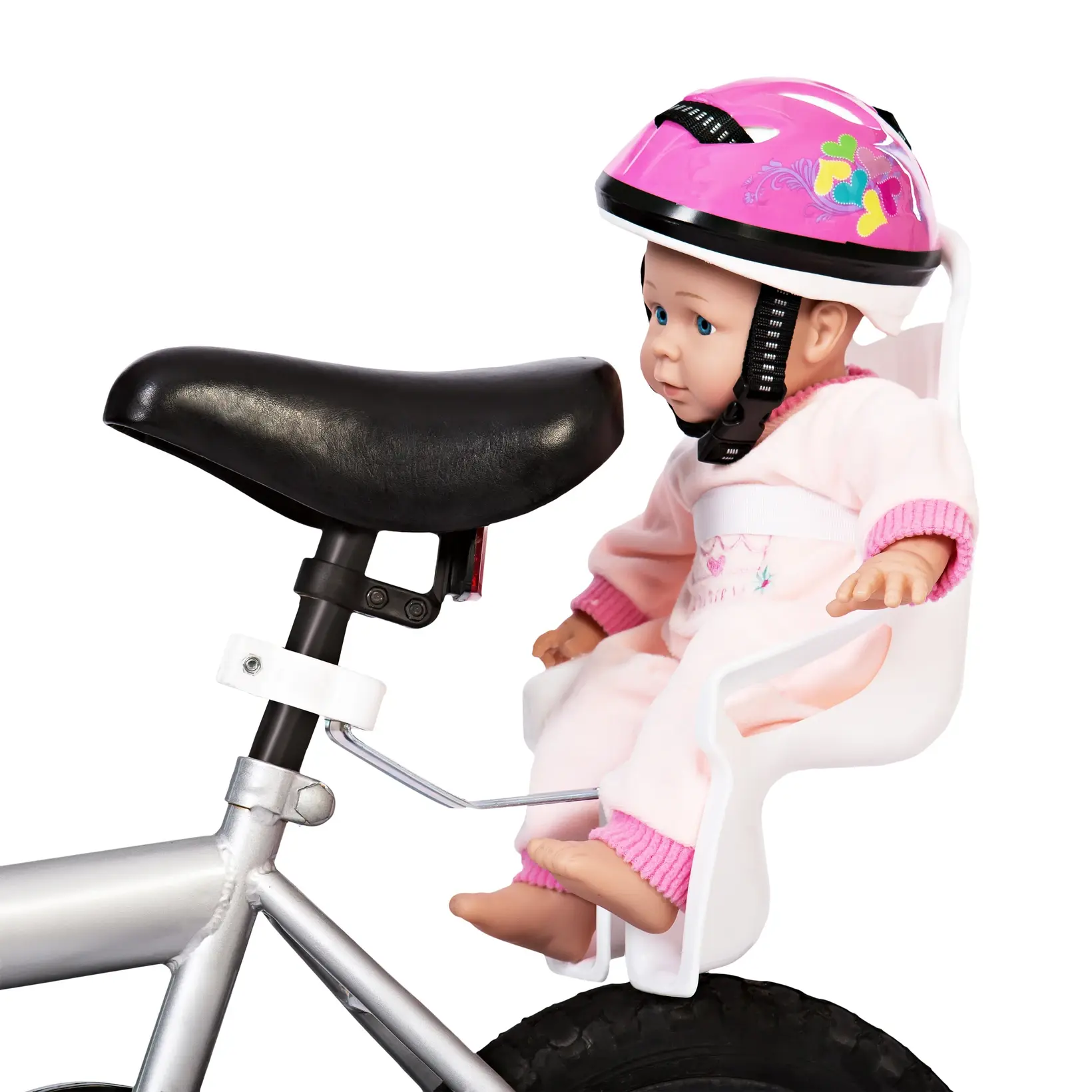 baby annabell doll bike seat and helmet Doll's Bicycle Doll Riding on Bike |