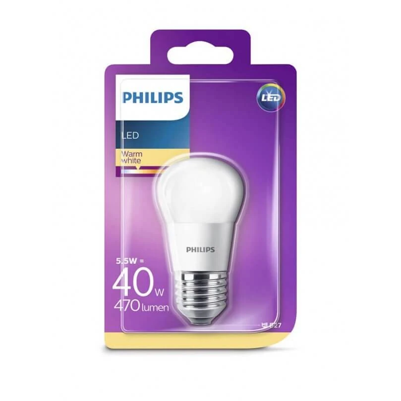 Bulb LED 5W Plastic Crown 470lm E27 Philips Buy online