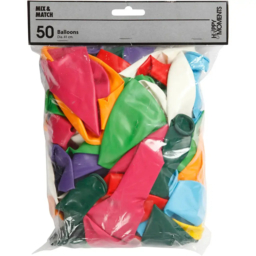 Store Balloner Balloner Ø41 cm 50 stk - Køb billigt på Grafical.dk