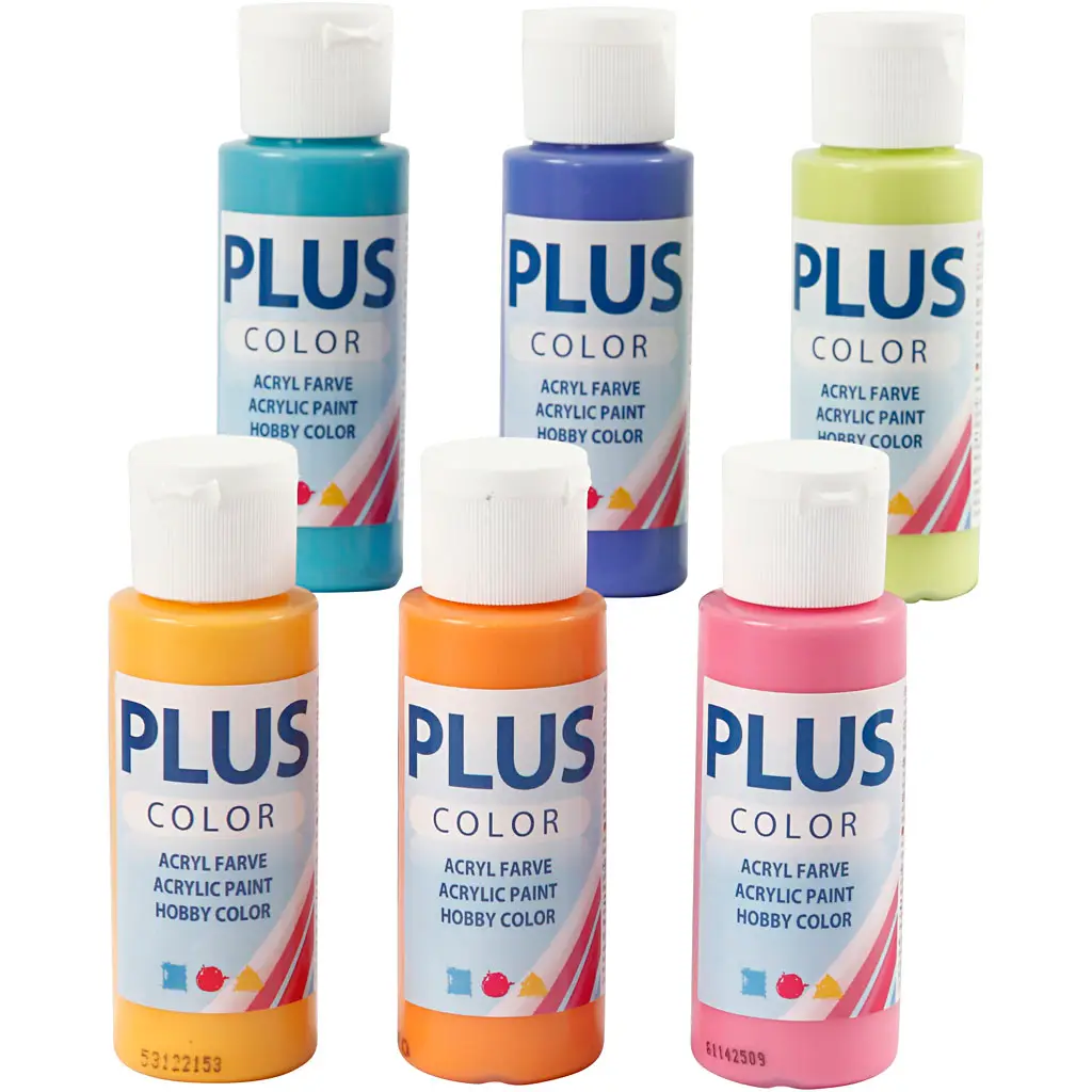 Plus Color hobbymaling black - 60 ml - Køb billigt på Grafical.dk