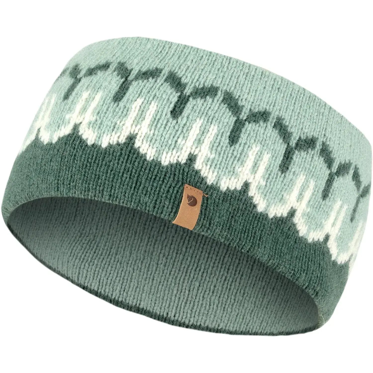 Fjällräven Övik Path Knit Headband - NWT Chalk White-Grey One Size Övik Path Knit Beanie main image 3