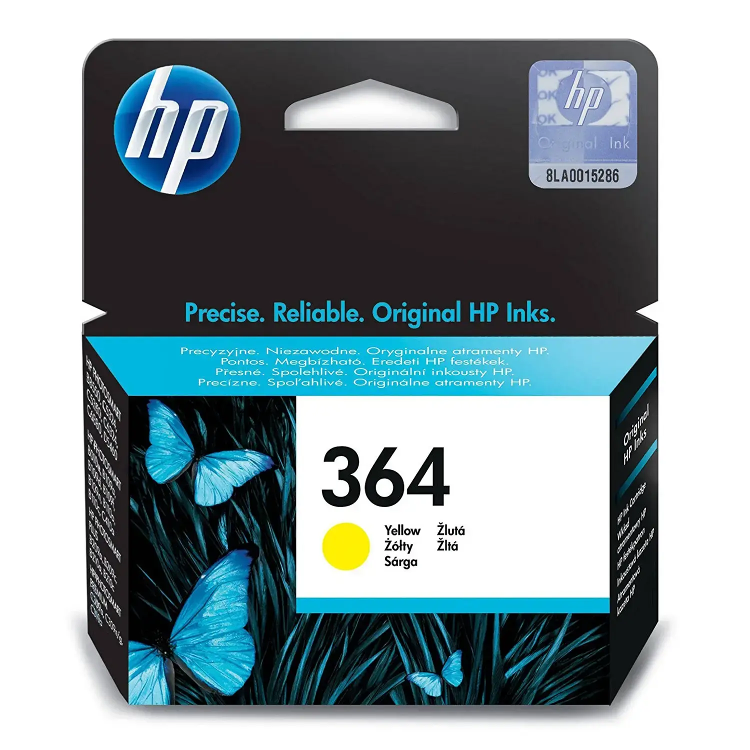 HP 364, Blækpatron, Gul, 300 sider - Køb billigt på Grafical.dk