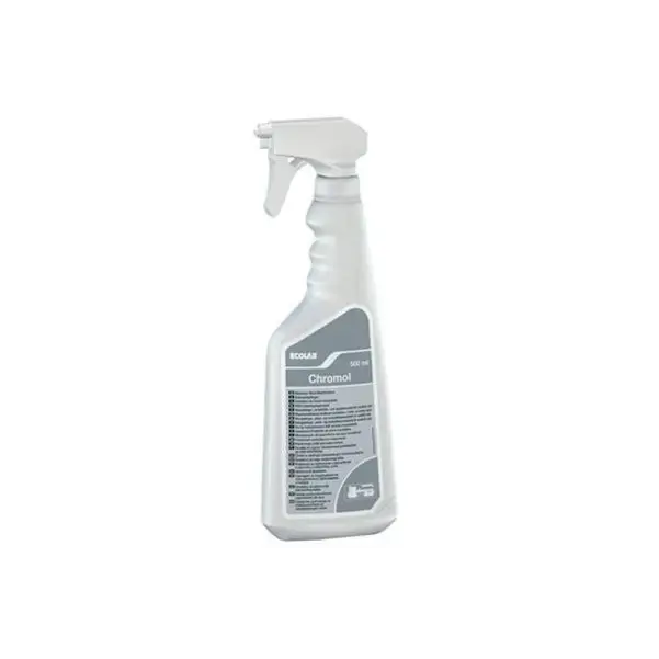 Stålpleje Chromol 500ml med Spray til rengøring og pleje af rustfrit ...