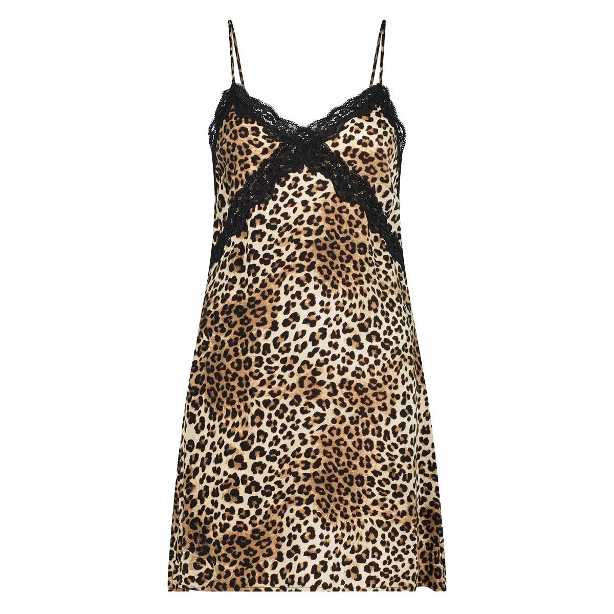 LINGERIE • HUNKEMÖLLER LACE LEOPARD NIGHTGOWN 203167 • Price €22.39