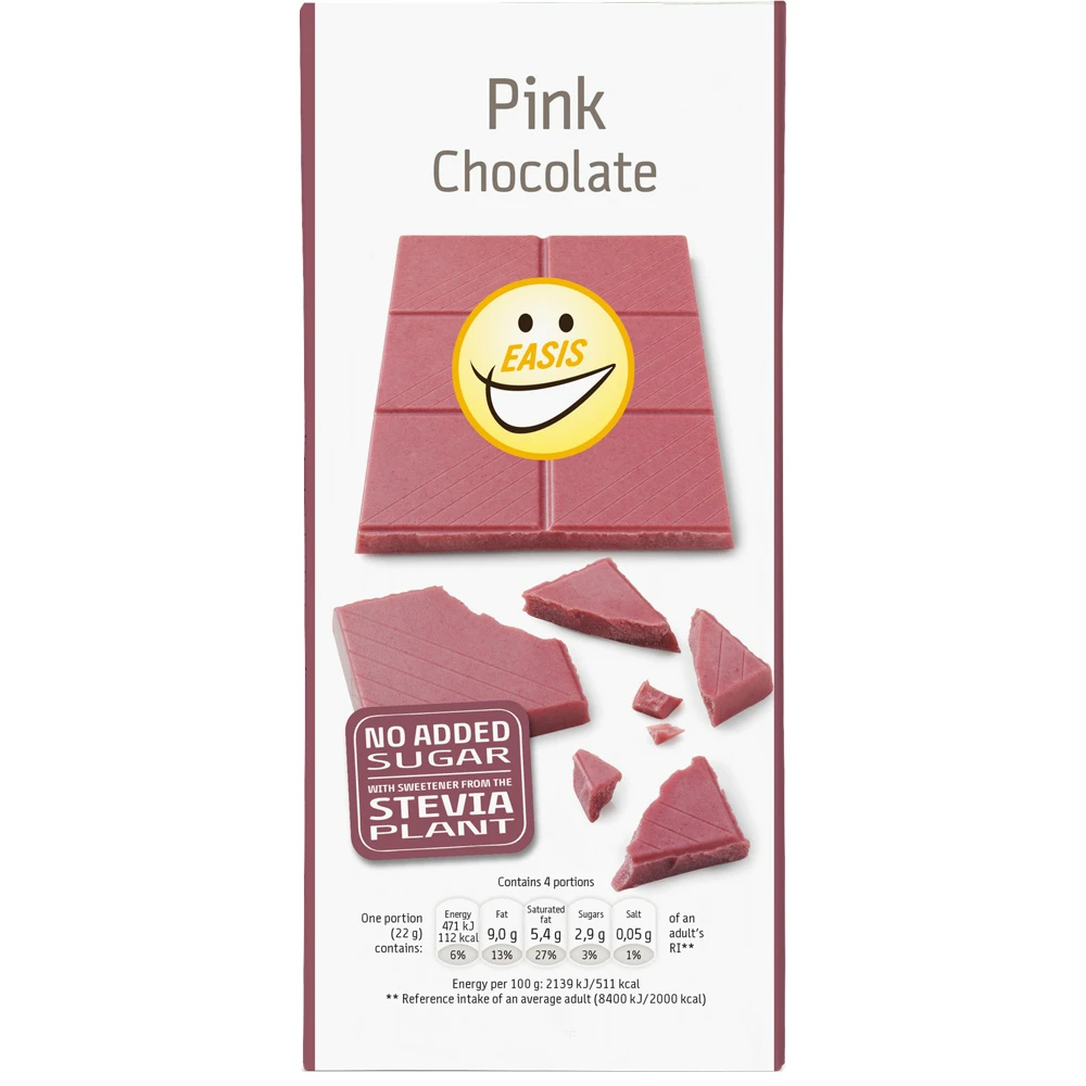 mest Kartofler Væk EASIS Pink Chokolade - Uden tilsat sukker