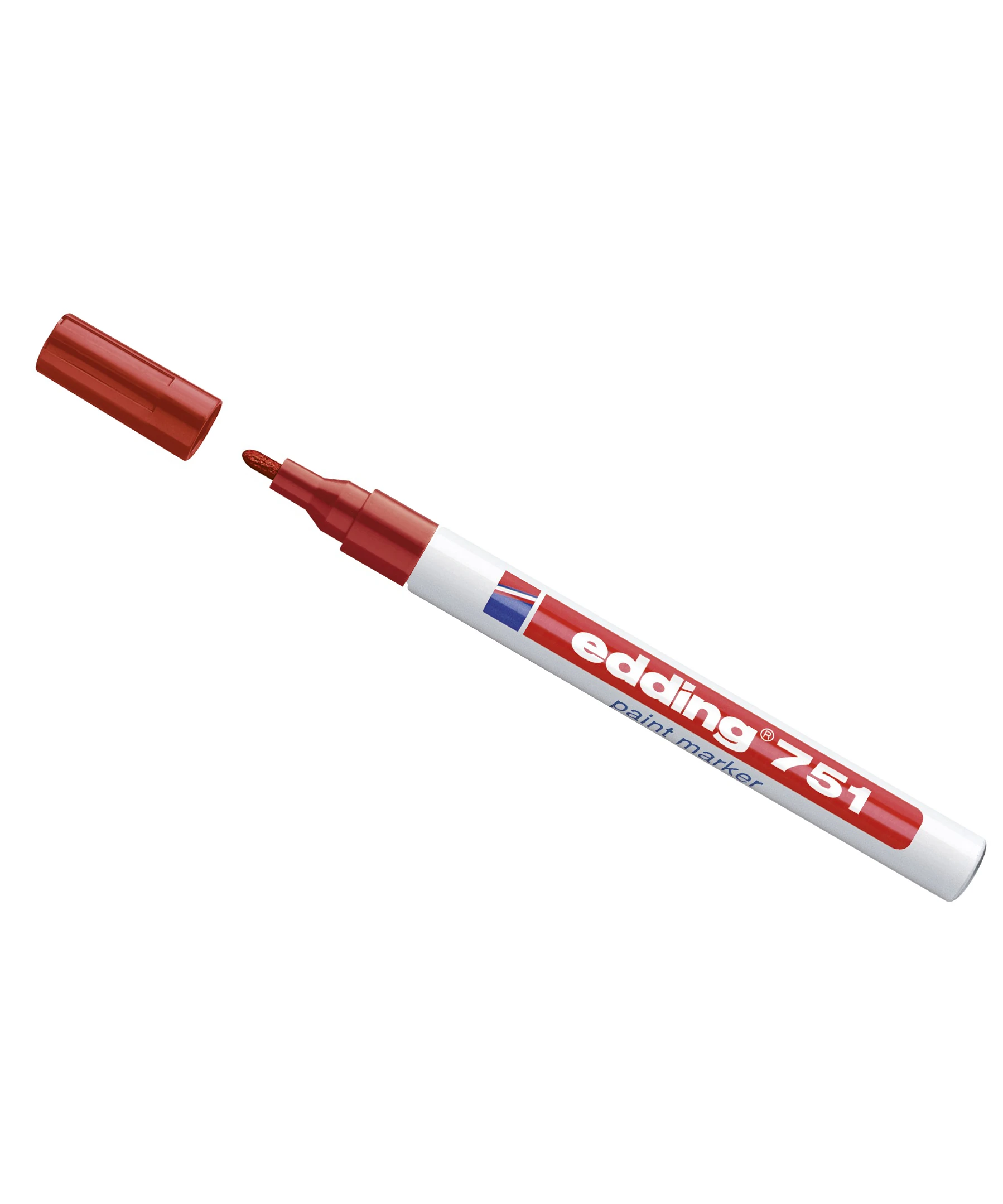 Edding 751 paint marker rød