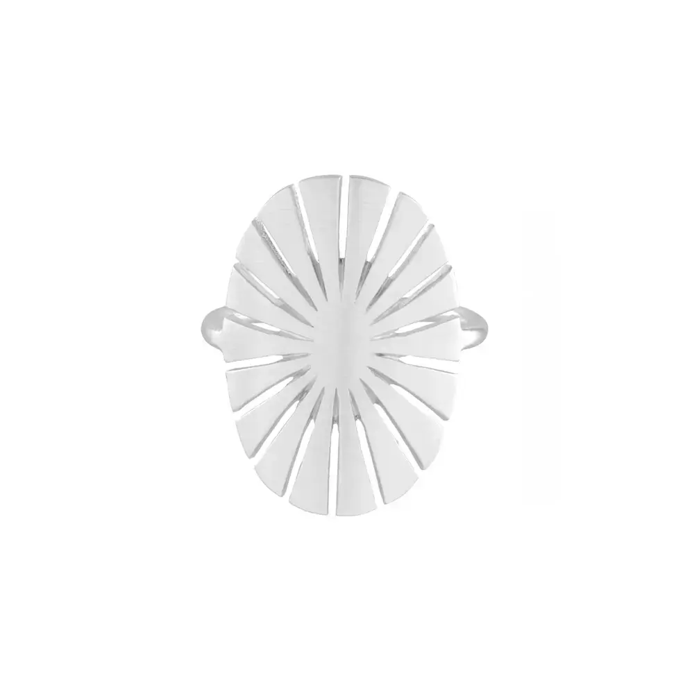 Pernille Corydon Jewellery - Rose Ring r-537-gp-59 - Gold Plated Recycled Sterling Silver