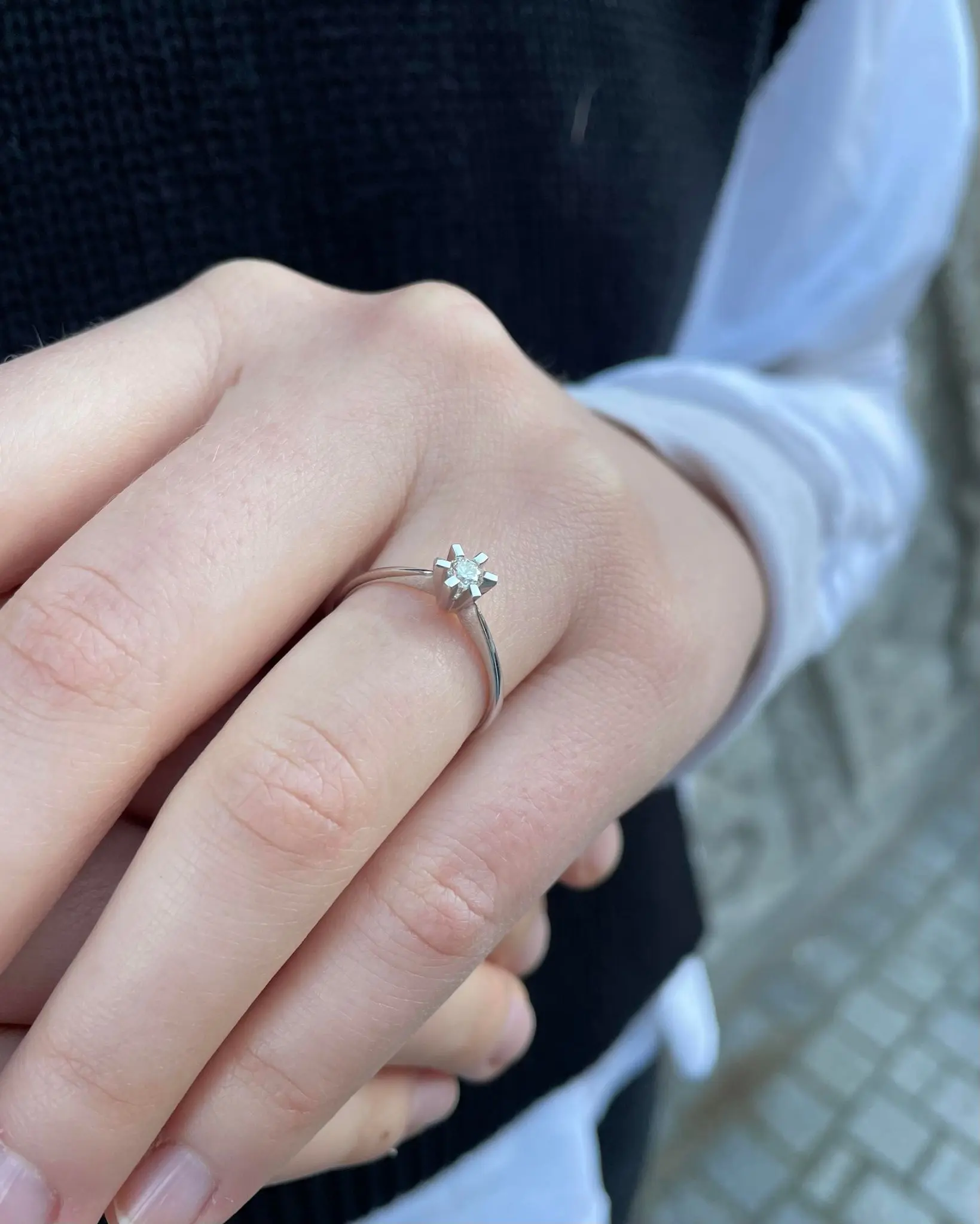 Jan Jørgensen Brillanz diamantring hvidguld 0,15 ct