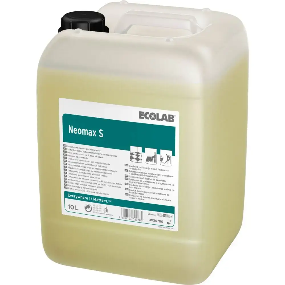 Neomax Clean Gulvrengøring - Ecolab Neomax S - Med farve og parfume - 10 L - Køb ...