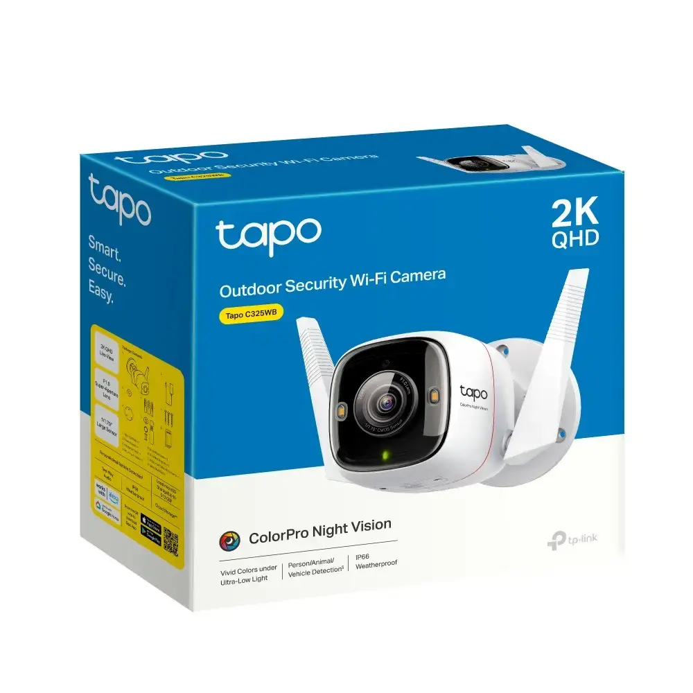 TP-Link Tapo C325WB Outdoor Security Wi-Fi Camera - Køb billigt på ...