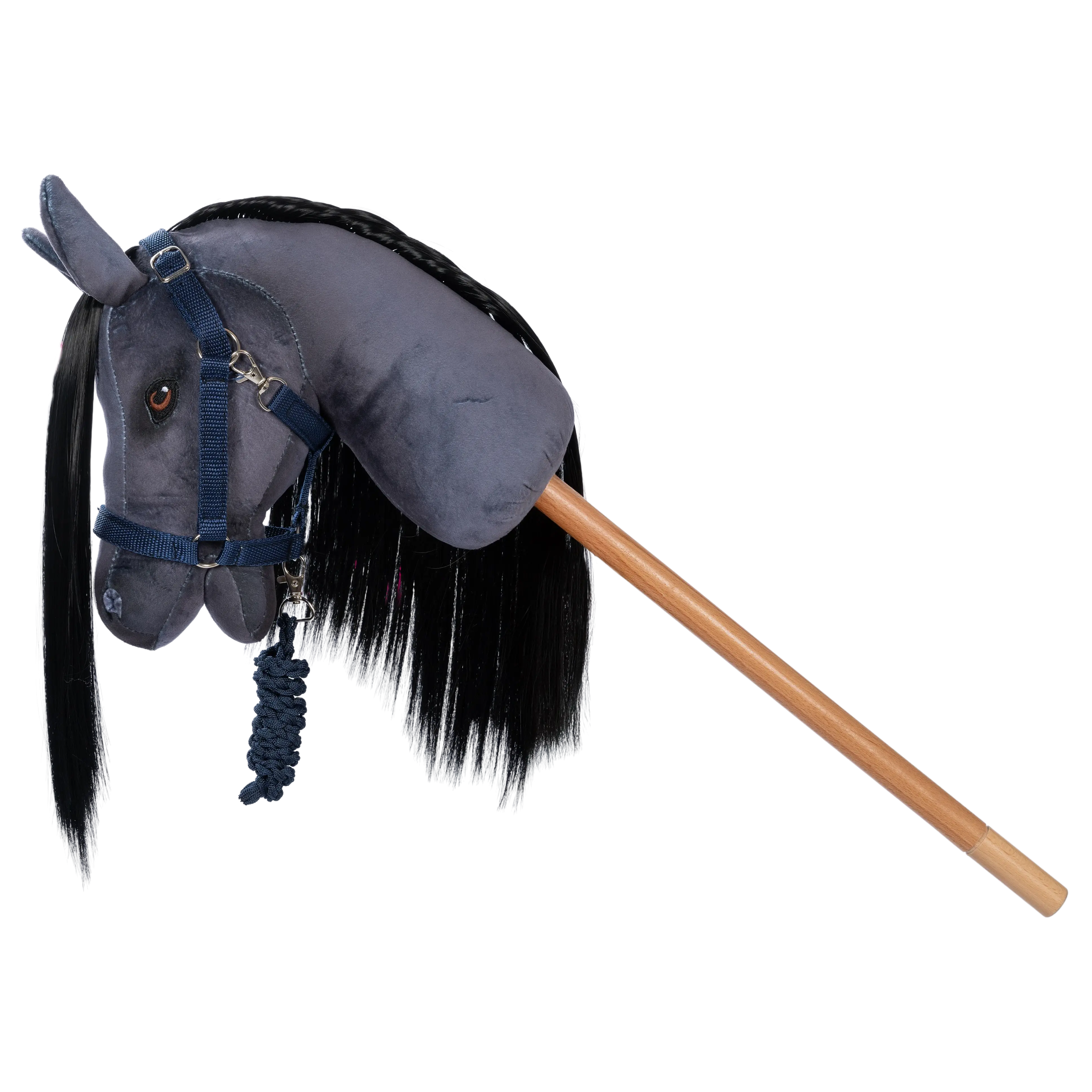 Hobby Horse halter and Rope in Navy Blue