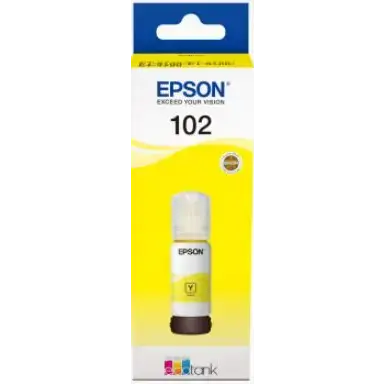 Epson T102 EcoTank, Blækpatron, Gul - Køb billigt på Grafical.dk