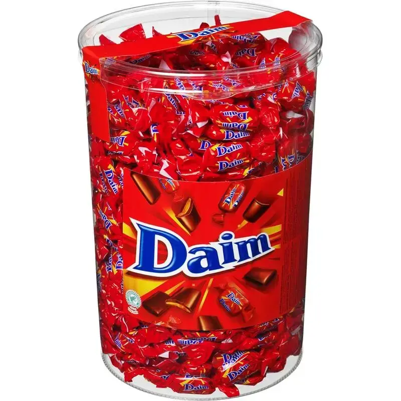 Chokoladebarer - Daim Minis - Mælkechokolade med mandelkrokant - 2,5 kg ...