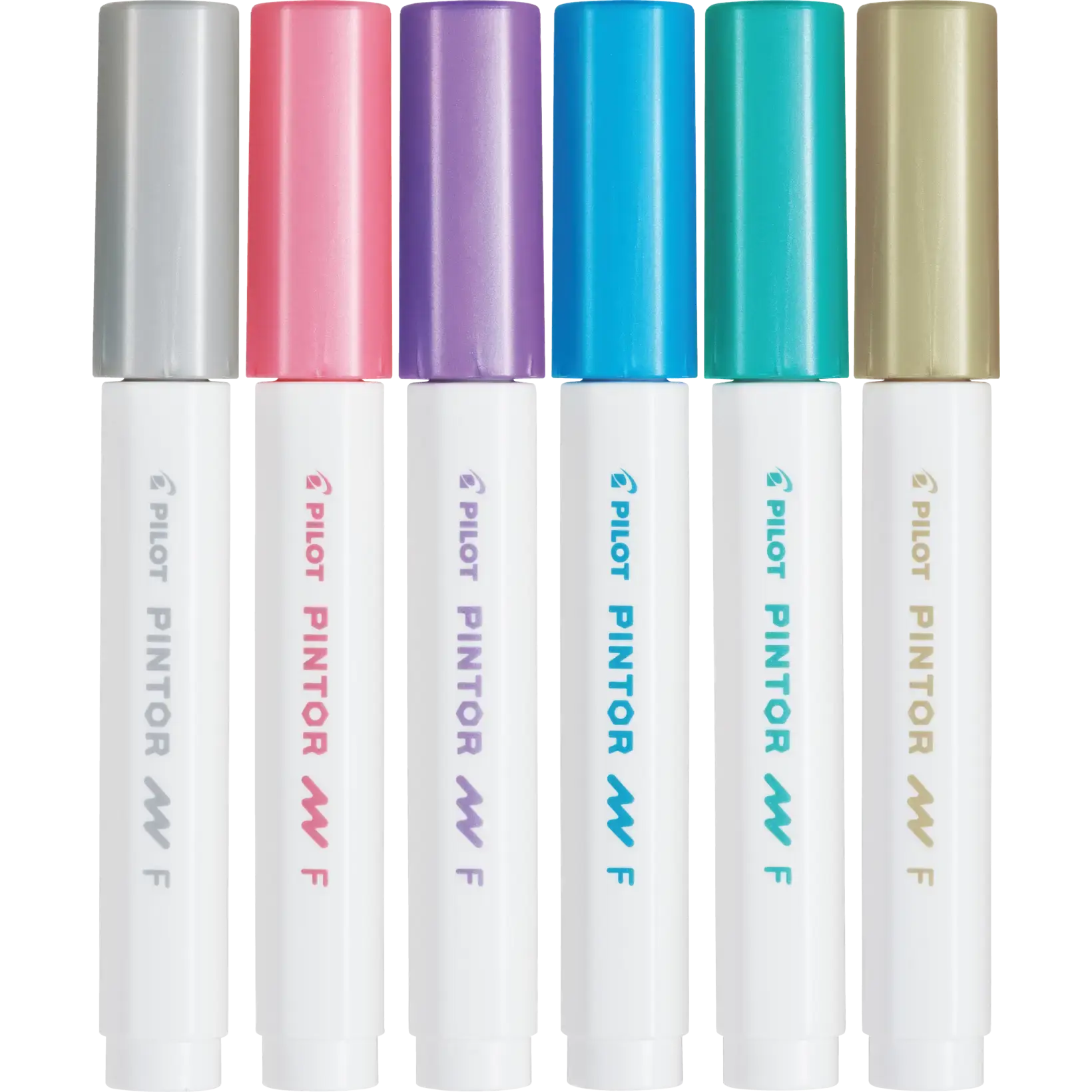 Tekstiltusch - Stentusch Pilot Pintor assorteret fine Metal Mix - 6 stk ...