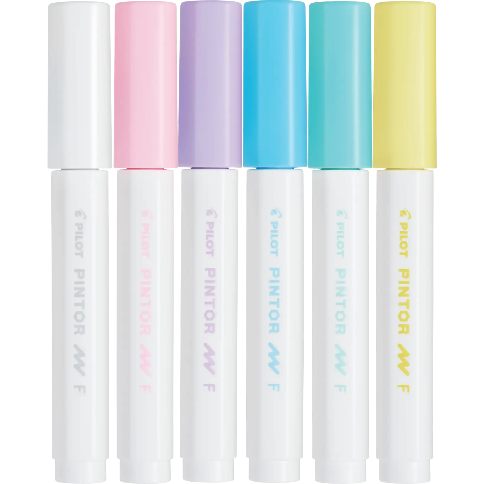 Tekstil tusch Pilot Pintor assorteret fine Pastel Mix - 6 stk - Køb ...