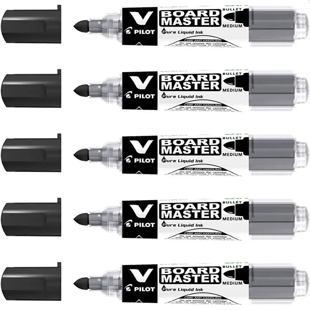 PILOT whiteboardmarkere refill sort streg 2,3 mm - 5 stk. pr. pakke ...