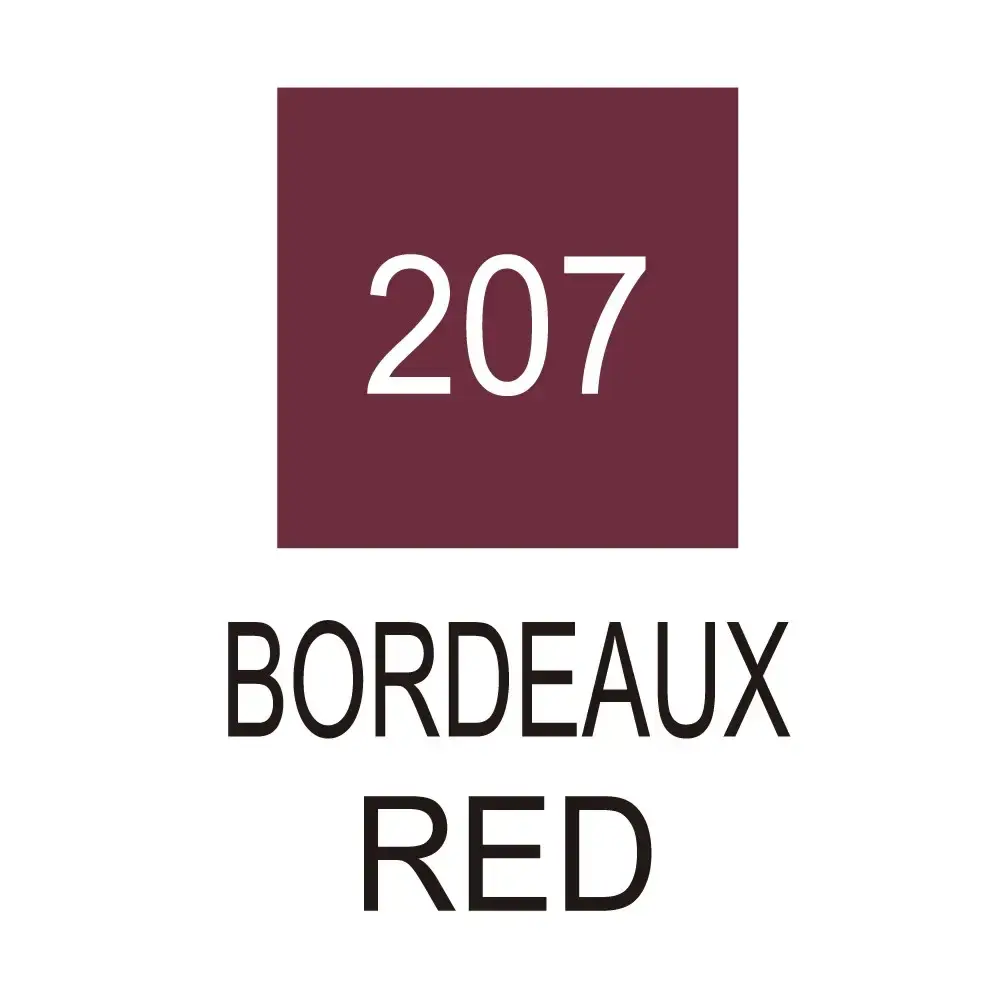 Penseltusser Zig Clean Color Pensel Pen 207 Bordeaux Rød - Køb minimum ...