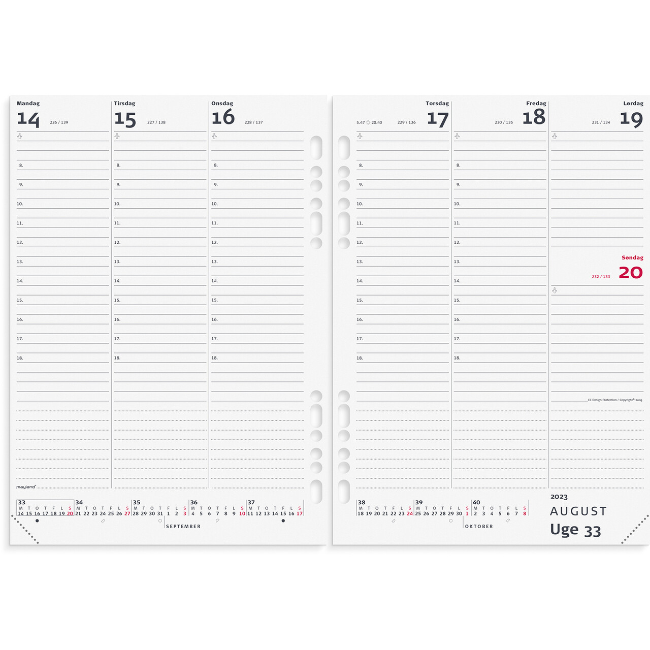Ugekalender 2023 » Største udvalg af kalender med uger